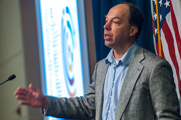 Keynote Speaker Dr. Stephen Quake of Stanford University (Photo: Aimee Blodgett)
