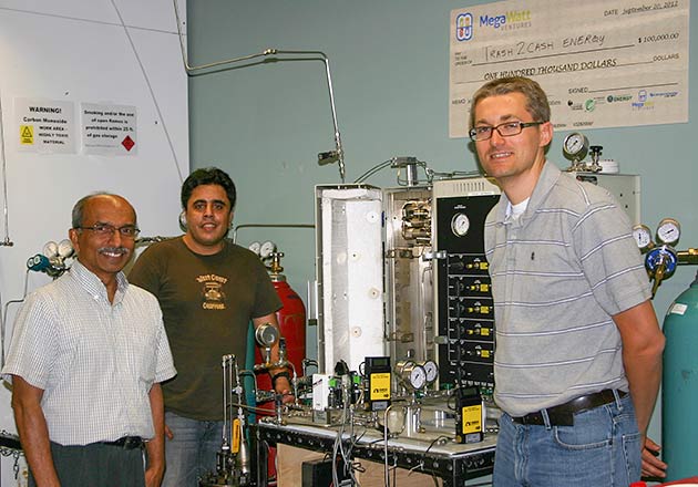 From left: Babu Joseph, Syed Gardezi and John Kuhn