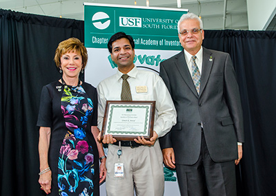 Judy Genshaft, Umesh Jinwal, Paul Sanberg